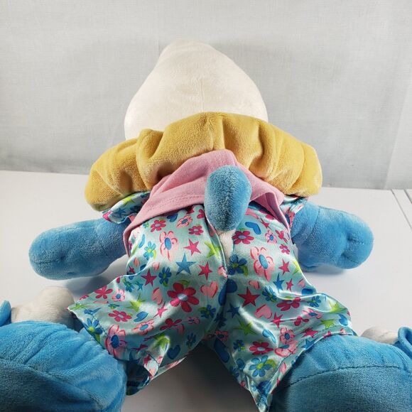 Build-A-Bear BAB Smurfette BAB Smurfette Plush With Pajamas & Smurf Slippers - Picture 13 of 16